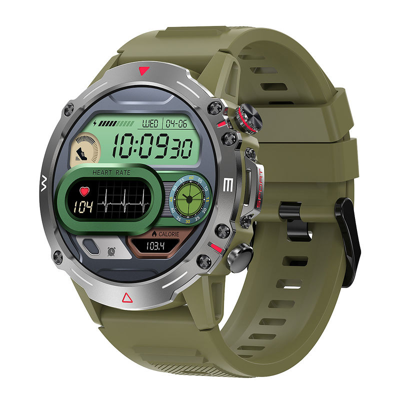 ODM แข็งแรง แข็งแรง Outdoor Smartwatch สําหรับงาน 410mAh